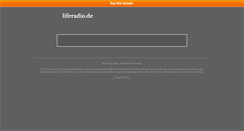 Desktop Screenshot of liferadio.de