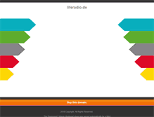 Tablet Screenshot of liferadio.de